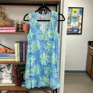 Lilly Pulitzer smocked house dress or beach cover up.  Size Medium.